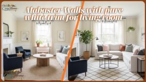 Alabaster Walls with pure white trim