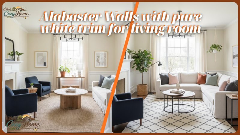 Alabaster Walls with pure white trim