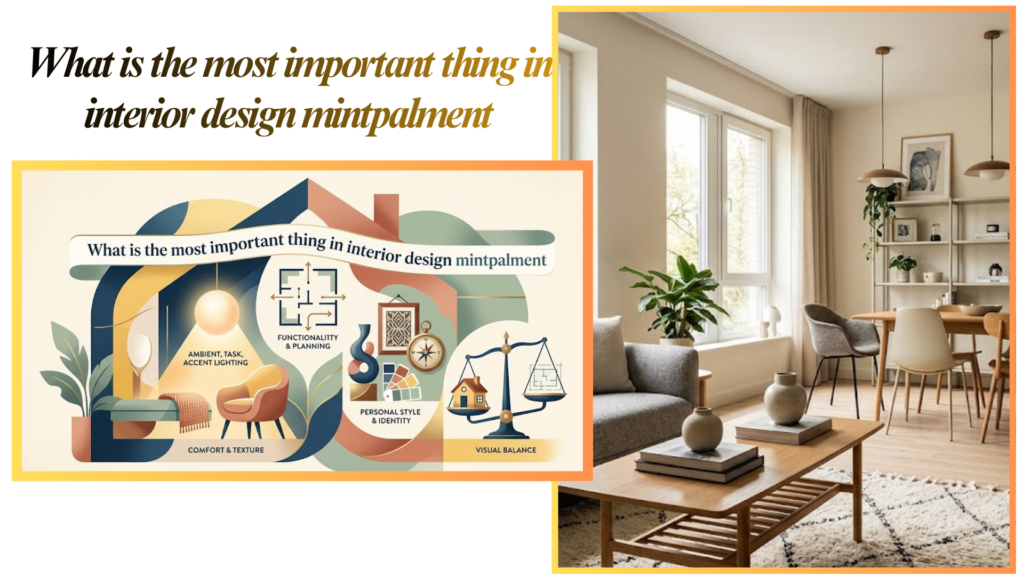 What is the most important thing in interior design mintpalment