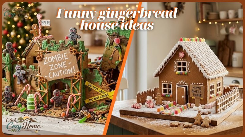 Funny gingerbread house ideas