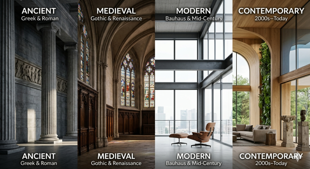 How Architecture Has Changed Over Time Kdainteriorment