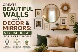 Create Beautiful Walls with Decor & Mirrors
