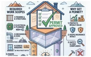 Finishing a Basement in Colorado: What Permits, Egress Windows, and Ceiling Heights Actually Require
